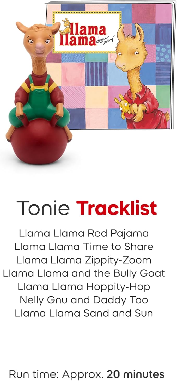 Tonies Llama Llama Audio Toy Figurine Featuring Llama Llama Red Pajama & More