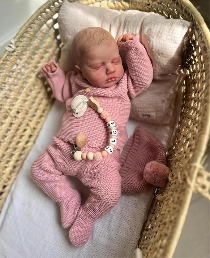 Anano Reborn Baby Dolls Silicone Full Body-20 in Realistic Baby Doll Newborn Girl, Full Silicone Babys Doll Lifelike, Real Life Babys Reborn Dolls Washable with Accessories