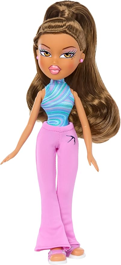 Bratz Play Sportz Yasmin Fashion Doll with Accessories, Gymnastics