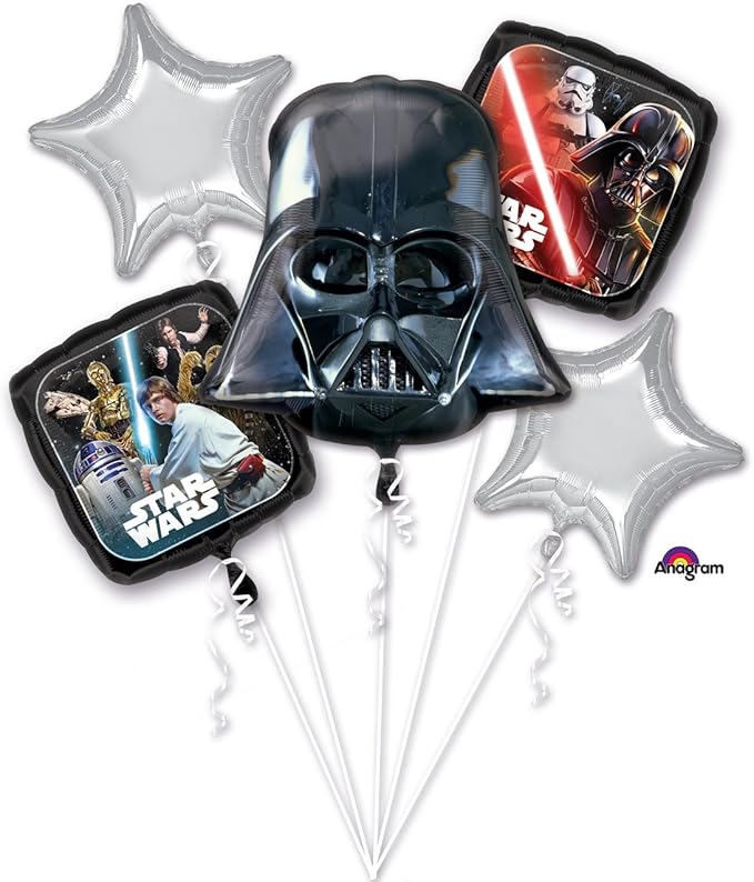 Amscan 3553301 Star Wars Foil Balloon Set