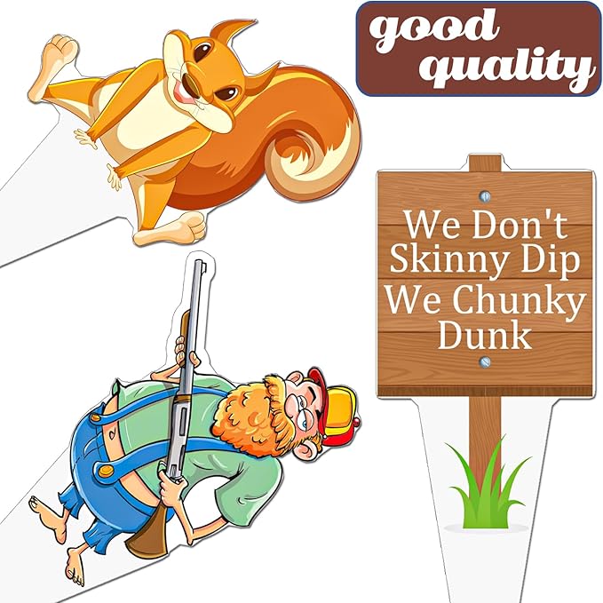 Hillbilly Cupcake Toppers Trailer Trash Party Decorations Trailer Trash Cake Decorations Southern Mullet Man Cupcake Picks for Funny Chunky Dunk Party Supplies
