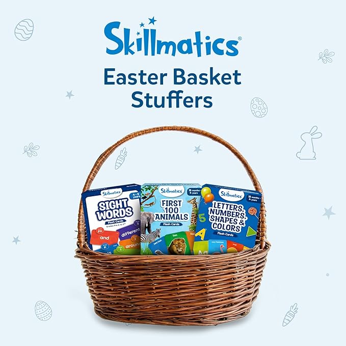 Skillmatics Flash Cards - 500 Sight Words for Preschool (Pre-K), Kindergarten, 1st, 2nd, 3rd Grade Gifts, Includes The Dolch & Fry Word List & 6 Unique Games