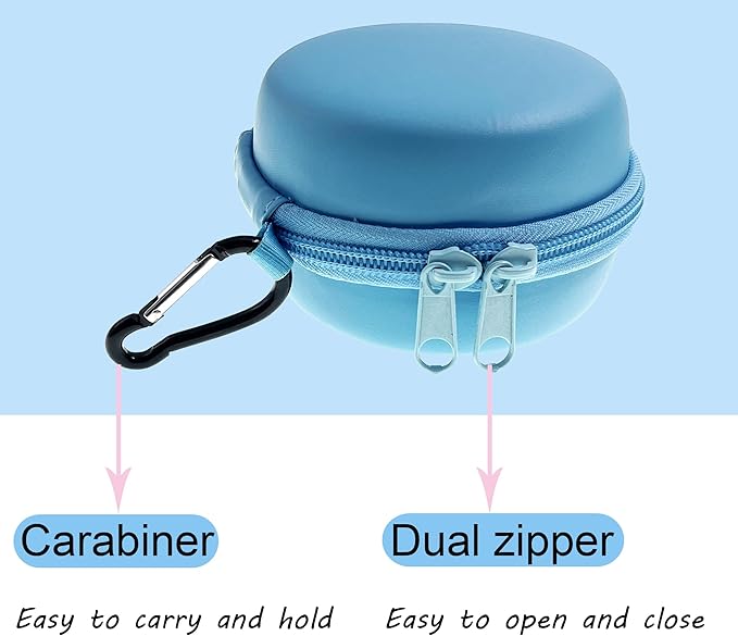 Hard Carrying EVA Case Compatible with Bitzee Digital Pet Interactive Virtual Toy, Storage Travel Holder for Bitzee Virtual Electronic Pets and Accessories (Case Only) (Blue)