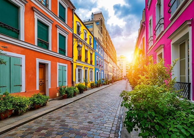 Wonder Forge Rue Cremieux Paris 1000 Piece Jigsaw Puzzle for Adults | Unique, Perfectly-Fitting Pieces | Fun, Vibrant Imagery | Amazon Exclusive