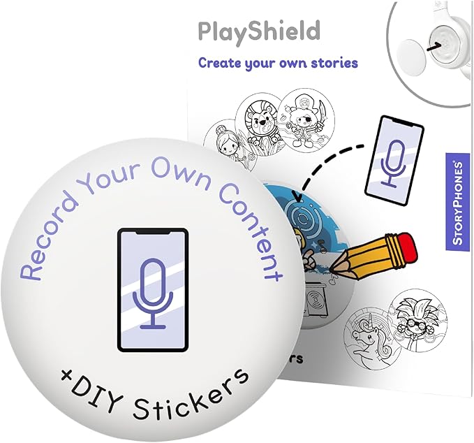 PlayShield Blank Audio Disk, Create and Record Up to 120 Minutes of Screen-Free Music, Stories and More
