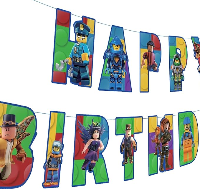 Video Game Happy Birthday Banner Boy - 10ft, No DIY Preassembled Colorful Video Game Birthday Decorations for Boys Gaming Birthday Party Decorations Gaming Backdrop Video Game Backdrop Gaming Party Supplies for Boys