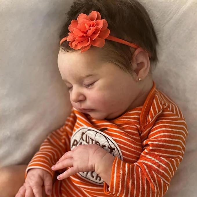 Anano Reborn Baby Dolls, 19 in Realistic Baby Doll Lifelike Girl, Silicone Babys Doll Real Life Babys Dolls That Look Real, Soft Silicone Reborn Dol l with Accessories