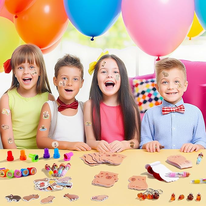 Vanblue Capybara Party Favors Birthday Decorations Party Supplies Pinata Fillers Goodie Bags Stuffers Gifts Prizes Goodie Gift Treat Boxes
