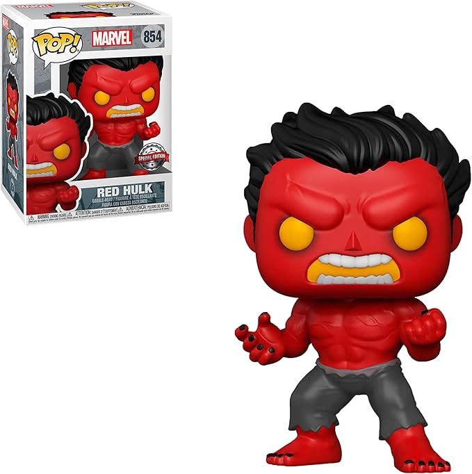 Funko Pop! Marvel: Red Hulk Figure (Hot Topic Exclusive)