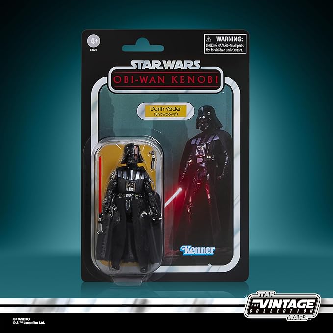 STAR WARS The Vintage Collection Obi-Wan Kenobi (Showdown) & Darth Vader (Showdown), Obi-Wan Kenobi 3.75” Action Figures 2-Pack
