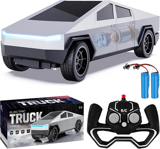 1:24 Scale High-Speed Remote Control Car - All Terrain Electric Vehicle with LED Lights, Extended Battery Life, for Boys Girls & Adults and RC Enthusiasts
