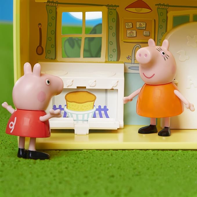 Peppa Pig Toys Peppa's Family Home Combo, House Playset with 4 Figures and Car, Preschool Toys for 3 Year Old Girls and Boys and Up (Amazon Exclusive)