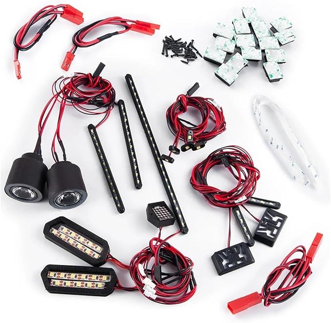 RC Spare Part for Infraction 6s for Blx V2 for All-Road 1/7 Front Rear Taillight Side Lights Grop rc Car Truck Upgrade Parts Modification Accessories