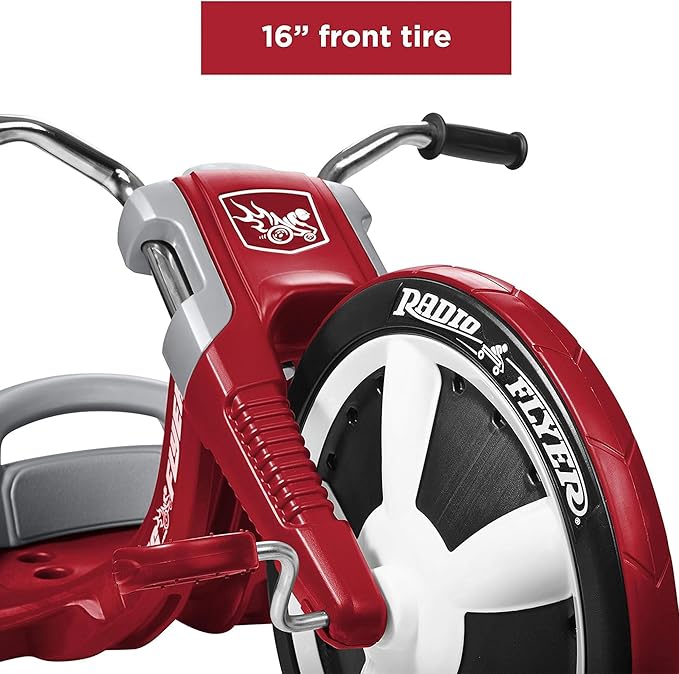 Radio Flyer Deluxe Big Flyer, Outdoor Toy for Kids Ages 3-7, Red Toddler Bike