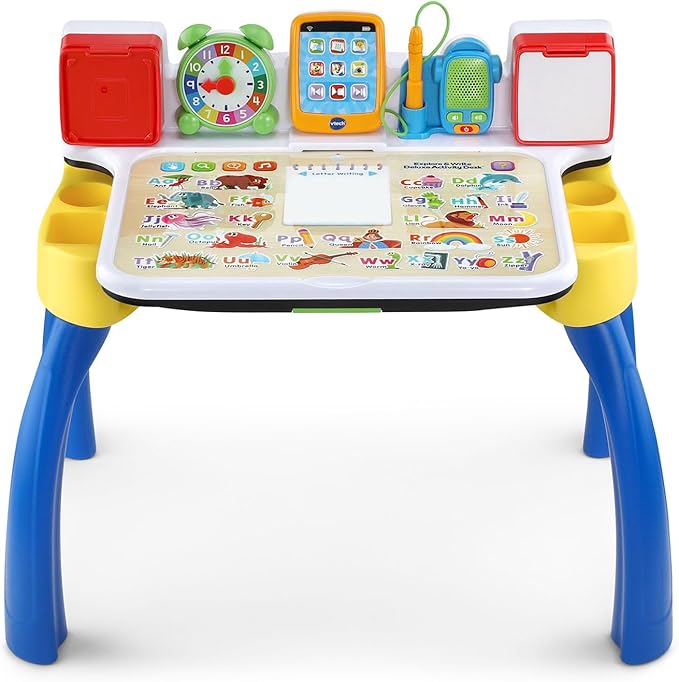 VTech Explore and Write Deluxe Activity Desk (Frustration Free Packaging), Blue