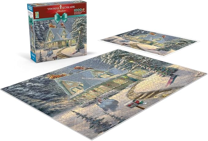 Ceaco - Thomas Kinkade - Holiday - Midnight Delivery - 1000 Piece Jigsaw Puzzle