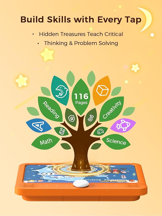 Think Academy My First Joy of Learning - Kids Learning Card 116 Pages Themes Double-Sided Learning Card for Learning Pad X100 Boys Girls Aged 3 4 5 6 Year Old