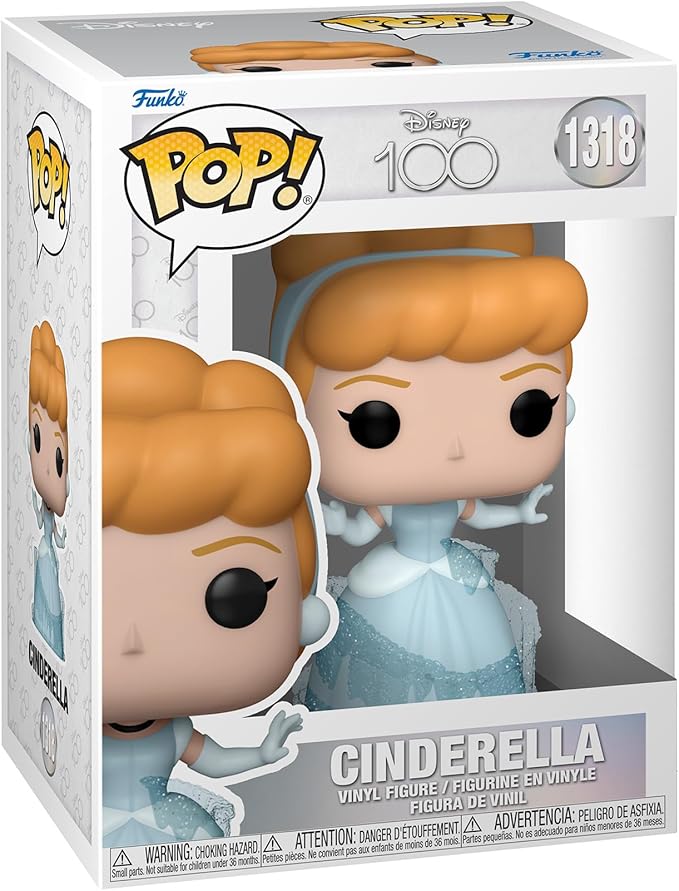Funko POP! Disney: Disney 100 - Cinderella - Collectable Vinyl Figure - Gift Idea - Official Merchandise - for Kids & Adults - Movies Fans - Model Figure for Collectors and Display