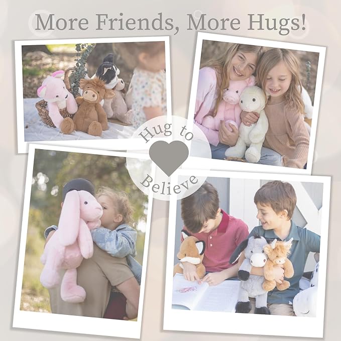 World's Softest Plush Stuffed Animal for Baby, Toddler, Kids, Adults - Adorable Toy Made from Kid-Friendly, Quality Materials - Lushee Off White Duck, 16"