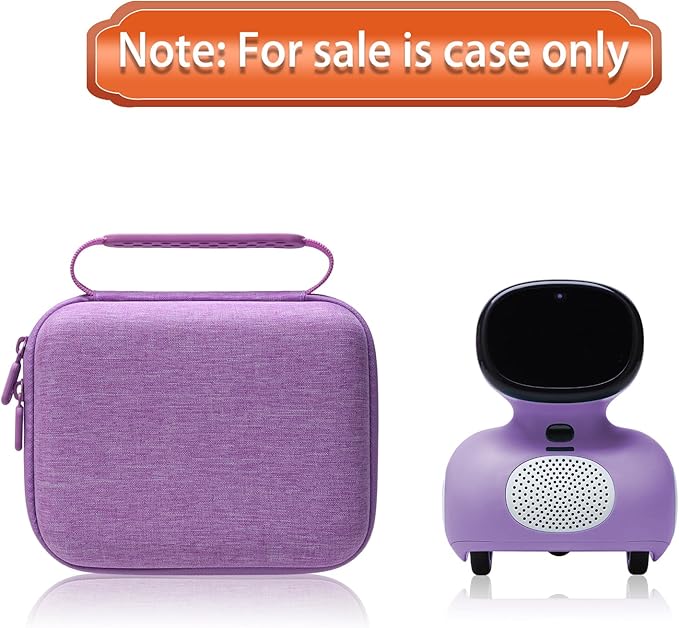 LTGEM Case Compatible with Miko Mini AI Robot for Kids, Purple(Case Only)
