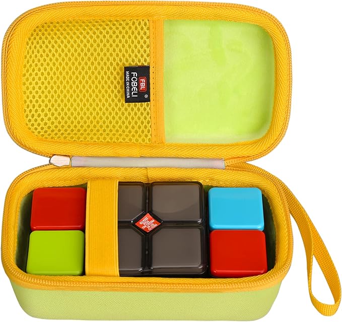 FBLFOBELI Hard EVA Carrying Case Compatible With Flipslide Game, Electronic Handheld Game | Flip, Slide, and Match the Colors to Beat the Clock Games Toys Bag (Case Only)