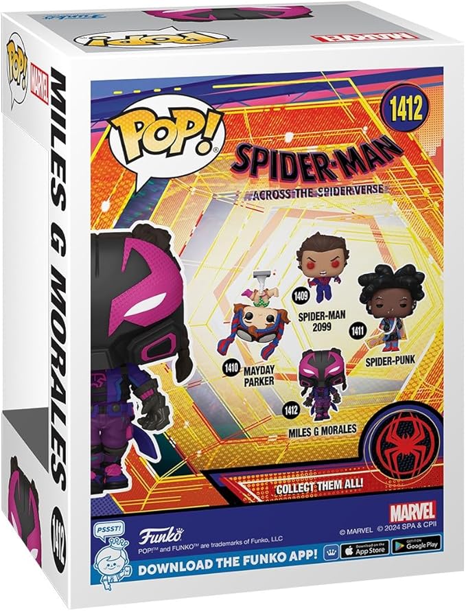 Funko POP! Marvel: Spider-Man Across The Spider-Verse - Spider-Rex - Prowler - Collectable Vinyl Figure - Gift Idea - Official Merchandise - for Kids & Adults - Movies Fans