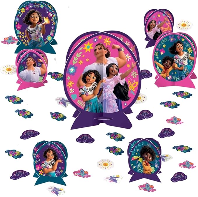 Encanto Table Centerpiece Kit (27 Pc Set) - High-Quality & Sturdy, Perfect Party Essential For Themed Parties & Events