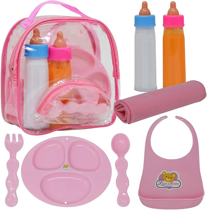 The New York Doll Collection Baby Doll Accessories, Doll Magic Bottles & Doll Feeding Set