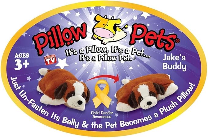 Pillow Pets Originals St. Bernard 18" Stuffed Animal Plush Toy
