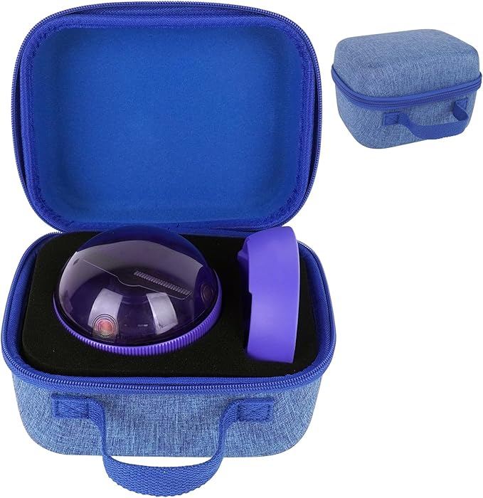 MGZNMTY Travel Case for Bitzee Hamster Ball Interactive Toy - Custom Foam Protective Carrying Box for Virtual Electronic Digital Pet Toy & Dock for Kids (Case Only) (Blue)