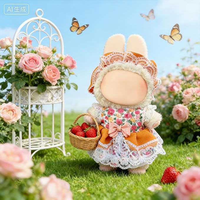 Clothes for Doll, 6 Pack Doll Outfits for 17cm Doll, Perfect for Play and Display, Accessories for Doll's Collectors, (No Dolls) (Set 7)