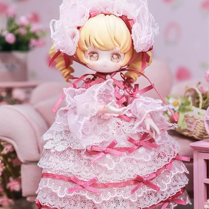 CALEMBOU BJD Blind Box, Vintage Treasures Series 15cm Ball Jointed Doll, Cute Dress Up Doll with Joints, Collection Action Figure Toys, Gift for Girls Boys