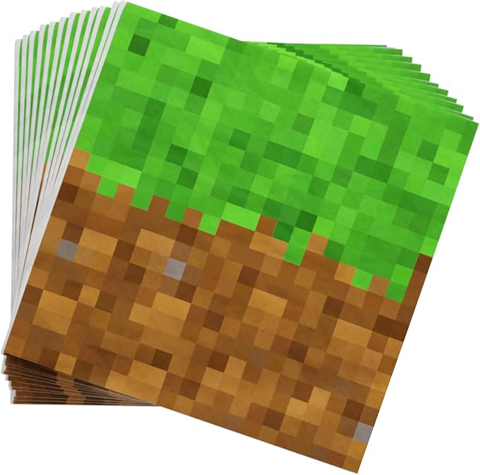 Pixel Warrior Value Party Supplies (64 pieces for 20 Guests) - Video Game Party Supplies, Video Game Birthday Decorations, Mining Craft Party, Pixel Miner Party, Video Game Birthday Party