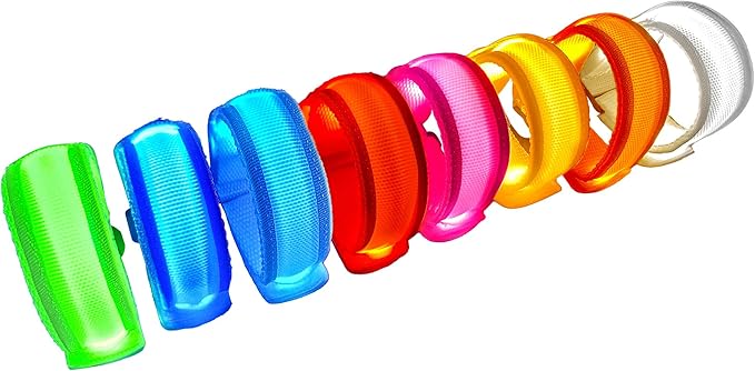 8 PCS LED Glow Bracelets, Light Up Bracelets for Kids Adults - Christmas Glow in The Dark Party Bracelets Favors Supplies for Concerts, Festivals, Game Prizes, Sports, Rave Accessories.