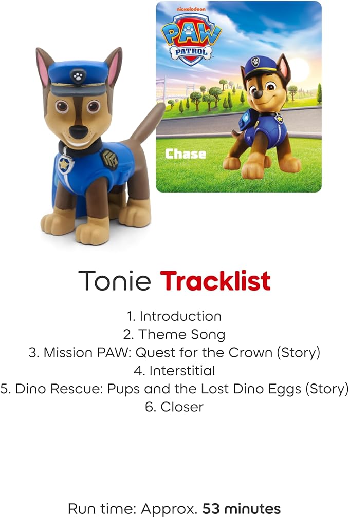 Tonies Chase Audio Toy Figurine from Paw Patrol
