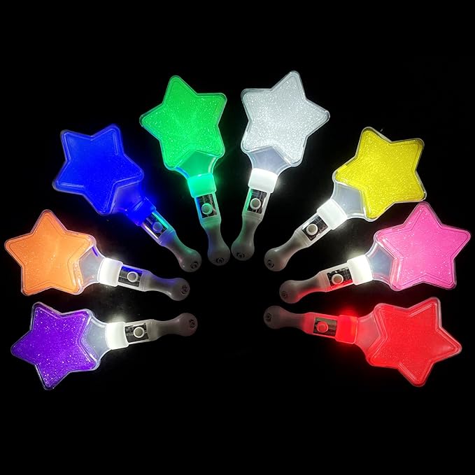 M.best 24pack Glow Sticks Party Supplies, Glow in The Dark Party Favors for Kids and Adults,LED Light up Party Gifts for Halloween, Weddings, Dances, Birthdays, Concerts