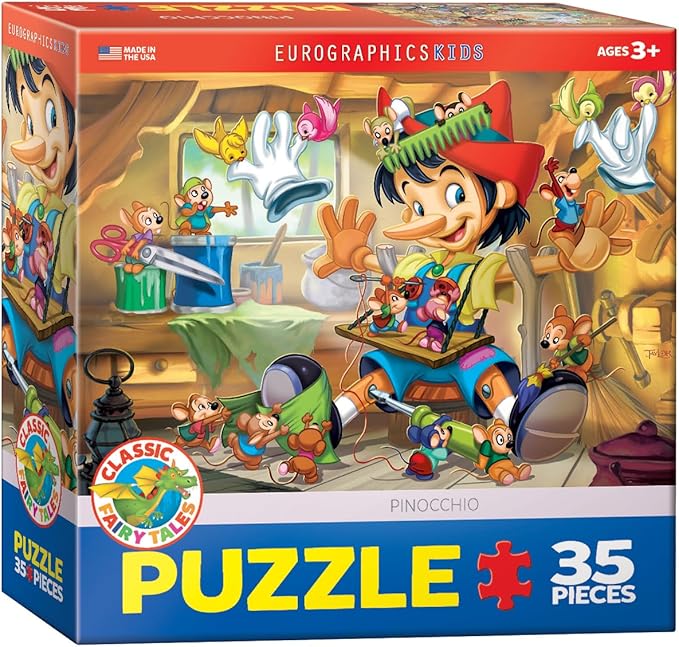 EuroGraphics 35-Piece Classicic Fairy Tales Pinocchio Puzzle