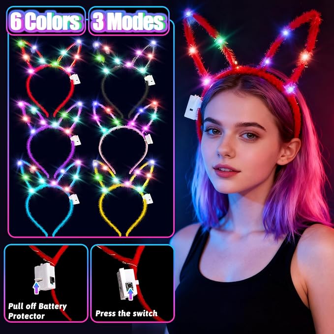 Glow Sticks Party Favors for Kids/Adult 156 PCS - Glow in The Dark Party Supplies Light Up Bracelet Necklaces Glasses Headband Accessories, Birthday Easter Basket Stuffers Gifts Bags Neon Decorations