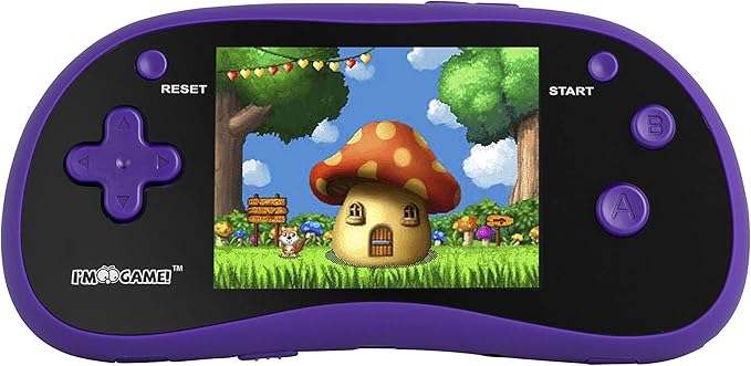 I'm Game 180 Games Handheld Player with 3-Inch Color Display, Purple