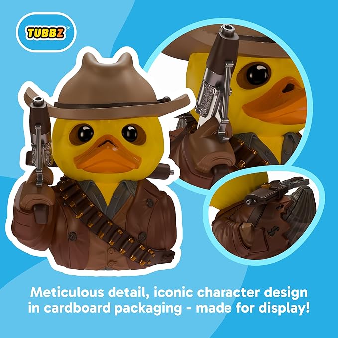 TUBBZ Boxed Edition: Fallout TV - Ghoul Cosplaying Rubber Duck Vinyl Figure – Official Collectible for Fans of Fallout TV