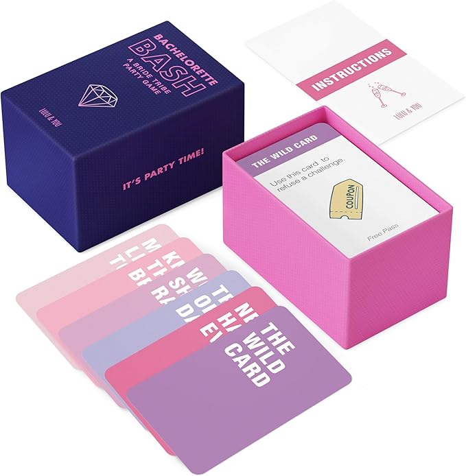 Lulu & You BASH Bachelorette Party Game - Funny Bachelorette Game - Over 200 Cards, Great for A Bridesmaid Party, Girls Night Out - Bach Accessories, Create Lasting Memories
