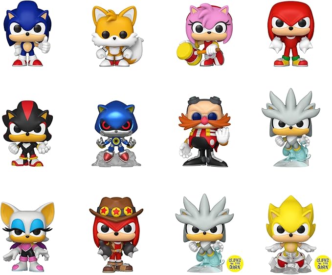 Funko Mystery Minis: Sonic The Hedgehog - 1 of 12 to Collect - Sonic The Hedgehog - Collectable Vinyl Figure - Gift Idea - Official Merchandise - Toys for Kids & Adults - Video Games Fans and Display