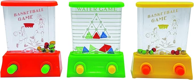 GEDDES Raymond Water Game Toys (Pack of 24)- Handheld Water Game Toy in 2 Exciting Styles - Mini Water Toys for All Ages