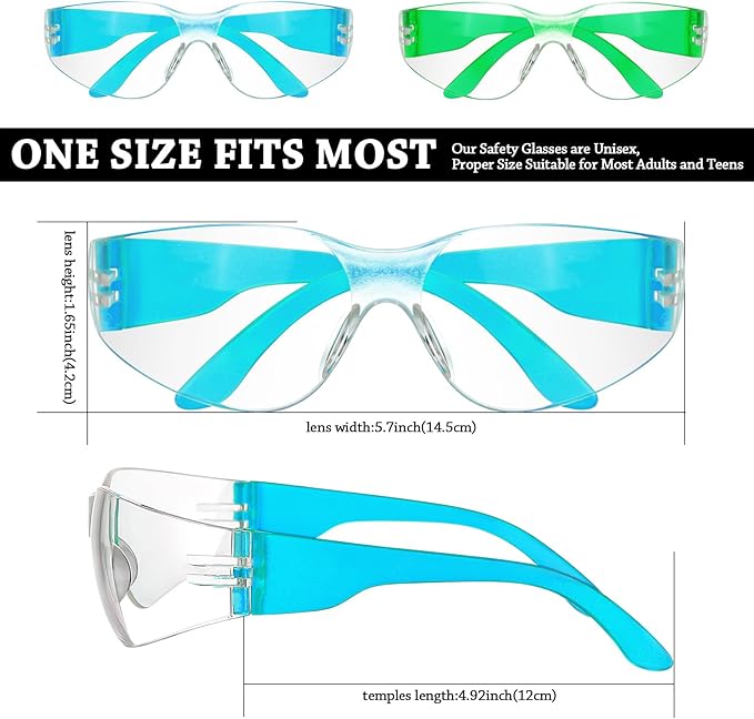 Sosation 24 Sets Nerf Party Supplies for Boys Girls 72 Pcs Gun Party Favors Two Team Nerf War Birthday Pack Safety Glasses Face Mask Wrist Belt Band Accessories Children Kids Toy Bulk(Blue and Green)