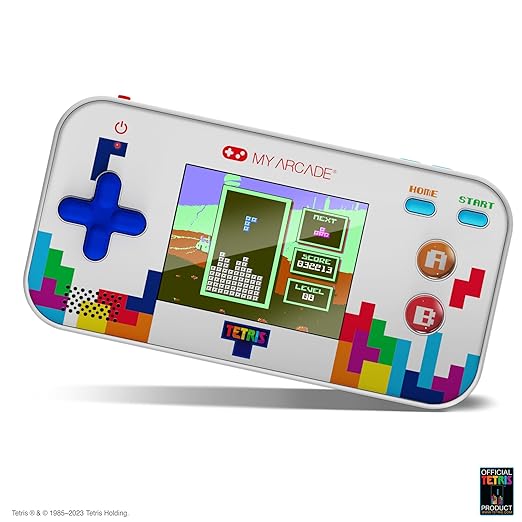 My Arcade Tetris Gamer V: Tetris Game preloaded with 200 Bonus Games, Arcade Classics, 2.5 Inch Screen