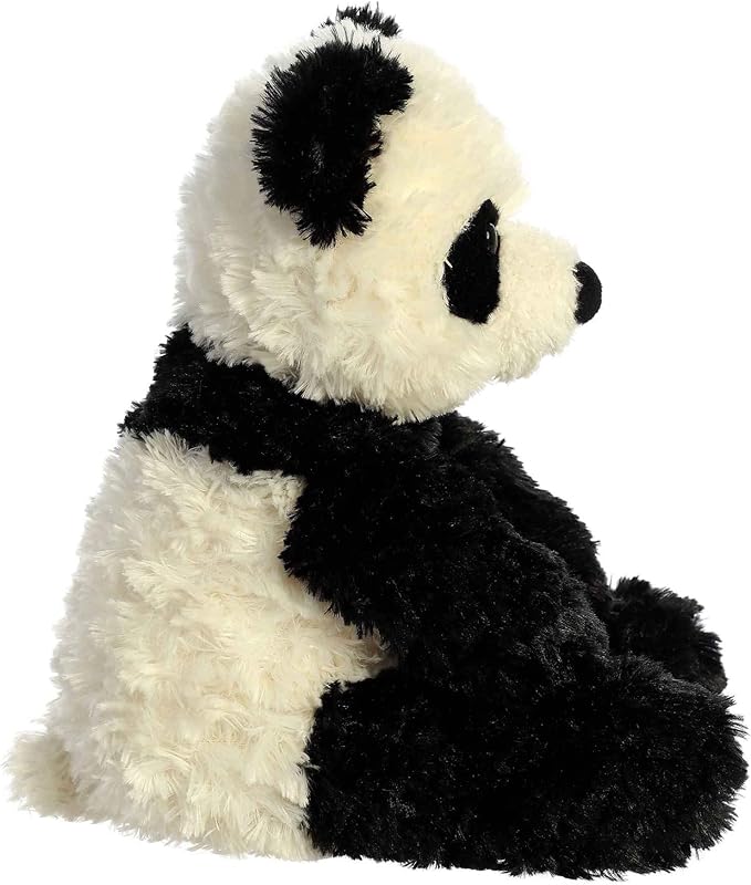 Aurora® Snuggly Tubbie Wubbies™ Panda Stuffed Animal - Comforting Companion - Imaginative Play - Black 10 Inches