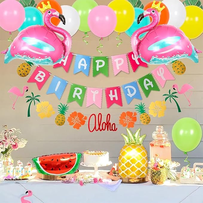 Flamingo Balloons,2 PCS 40 Inch Pink Flamingo Foil Balloons,Flamingo Party Decorations,Flamingo Birthday Decorations