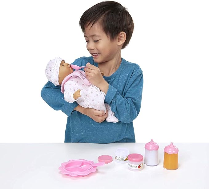 Melissa & Doug Doll Feeding and Changing Accessories - Bib, Bag, Diaper, Wipes, Utensils, Bottles 7.30 high x 11.20 Wide x 14.30 deep