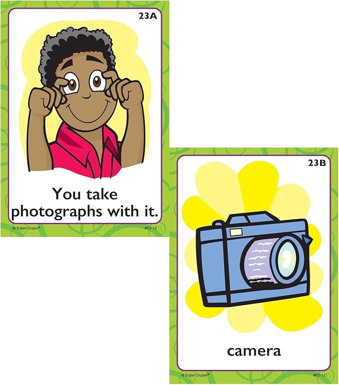 Super Duper Publications | Function Match-Ups Flash Cards | Identify and Describe Everyday Objects Fun Deck | Educational Learning Materials for Children