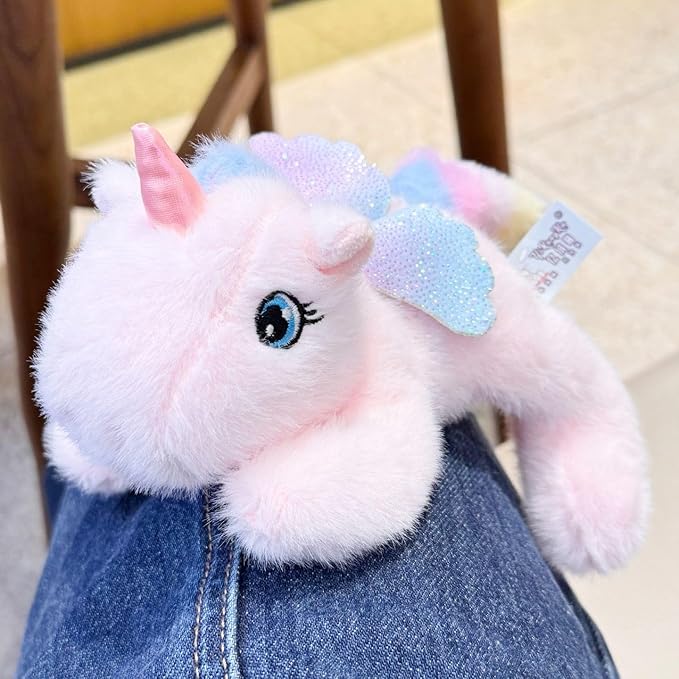 Unicorn Stuffed Animal Cute Plush Doll Toy 7 inch for Girls Boys Christmas (pa Unicorn)